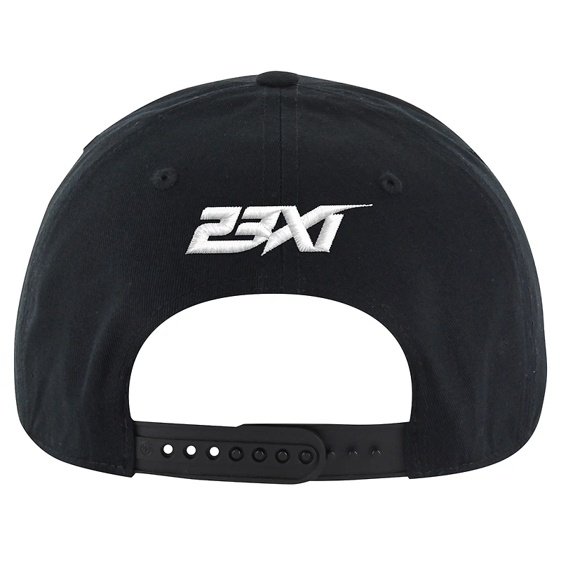 Casquette ajustable noire Tyler Reddick The Beast Triple Hit Rope Hitch pour homme '47