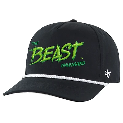 Men's '47 Black Tyler Reddick The Beast Triple Hit Rope Hitch Adjustable Hat