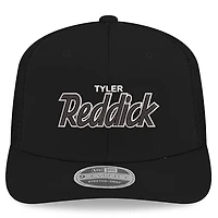 Casquette extensible Tyler Reddick 9SEVENTY noire pour homme de New Era avec chaîne Glow et boutons-pression