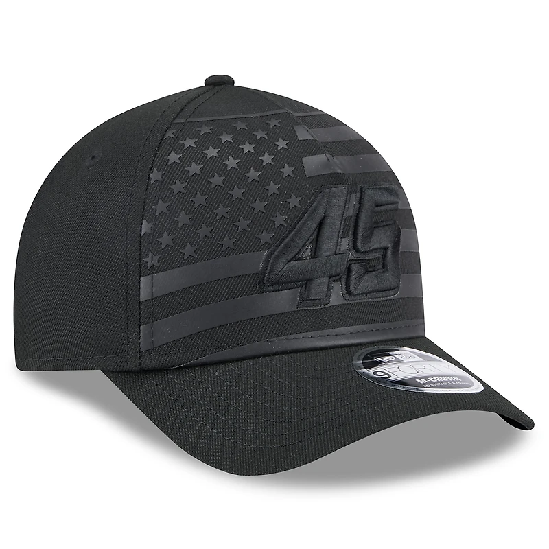 Casquette ajustable noire Tyler Reddick American Flag 9FORTY M-Crown A-Frame pour homme de New Era