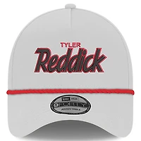 Casquette ajustable Tyler Reddick 9FORTY A-Frame Chain Script pour homme de New Era blanche