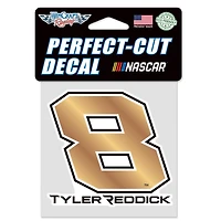 Décalcomanie WinCraft Tyler Reddick 4'' x 4'' Color Perfect Cut