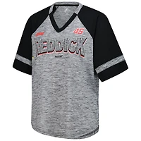 Women's G-III 4Her by Carl Banks  Heather Gray Tyler Reddick Hall of Fame Oversized Raglan V-Neck T-Shirt