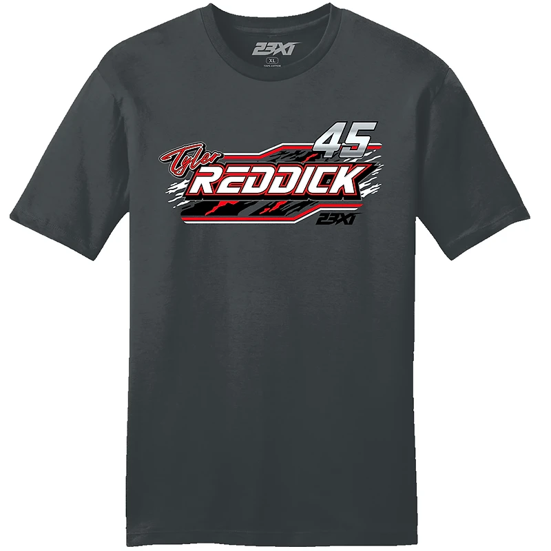 Youth 23XI Racing  Charcoal Tyler Reddick Jordan Brand Car T-Shirt