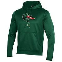 Men's Under Armour Green UAB Blazers Logo Fleece Pullover Hoodie