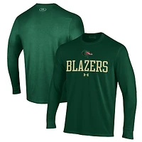 Men's Under Armour Green UAB Blazers Performance Long Sleeve T-Shirt
