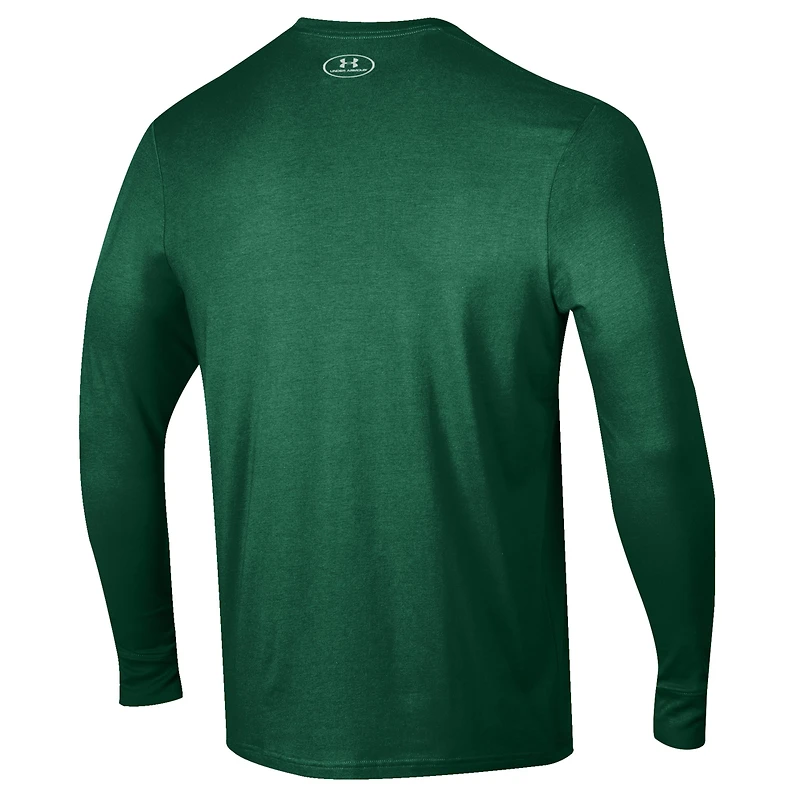 Men's Under Armour Green UAB Blazers Performance Long Sleeve T-Shirt