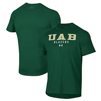 Men's Under Armour Green UAB Blazers Tech T-Shirt