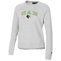 Sweat-shirt à enfiler Under Armour gris UAB Blazers pour femme
