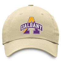 Men's Fanatics Purple/Tan UAlbany Great Danes T-Shirt & Adjustable Hat Combo Pack