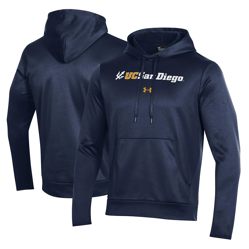 Men's Under Armour Navy UC San Diego Tritons All Day Fleece Pullover Hoodie