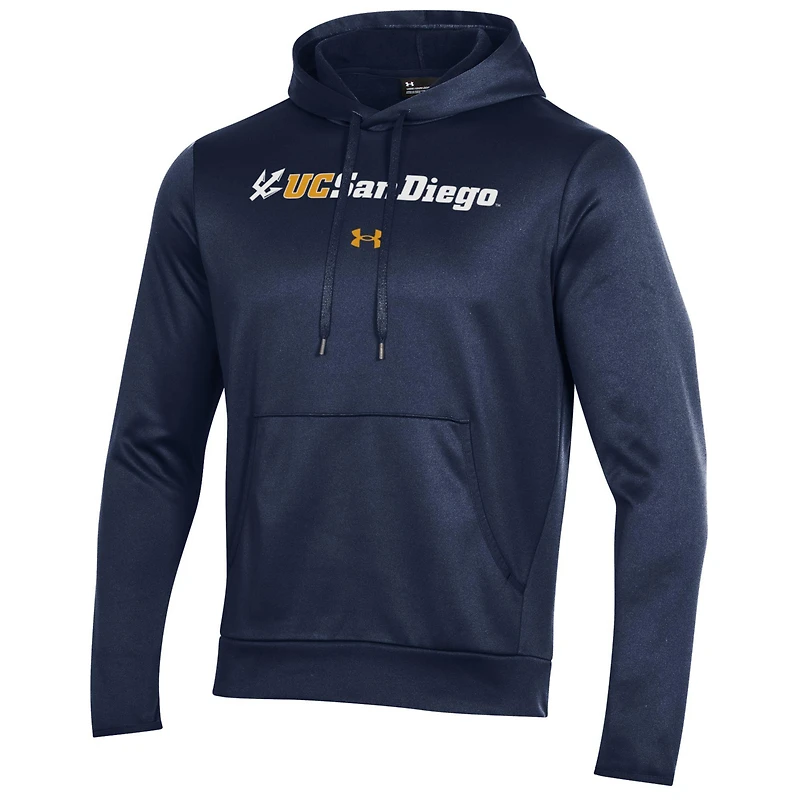 Men's Under Armour Navy UC San Diego Tritons All Day Fleece Pullover Hoodie