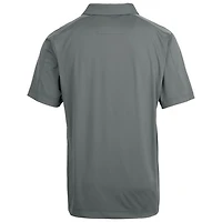 Cutter & Buck Steel UCF Knights Primary Team Logo Prospect Textured Stretch Polo