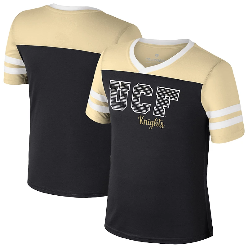T-shirt noir pour jeunes filles du Colisée UCF Knights Space Opera