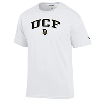 Men's Champion  Heather Gray UCF Knights Arch Over Logo T-Shirt