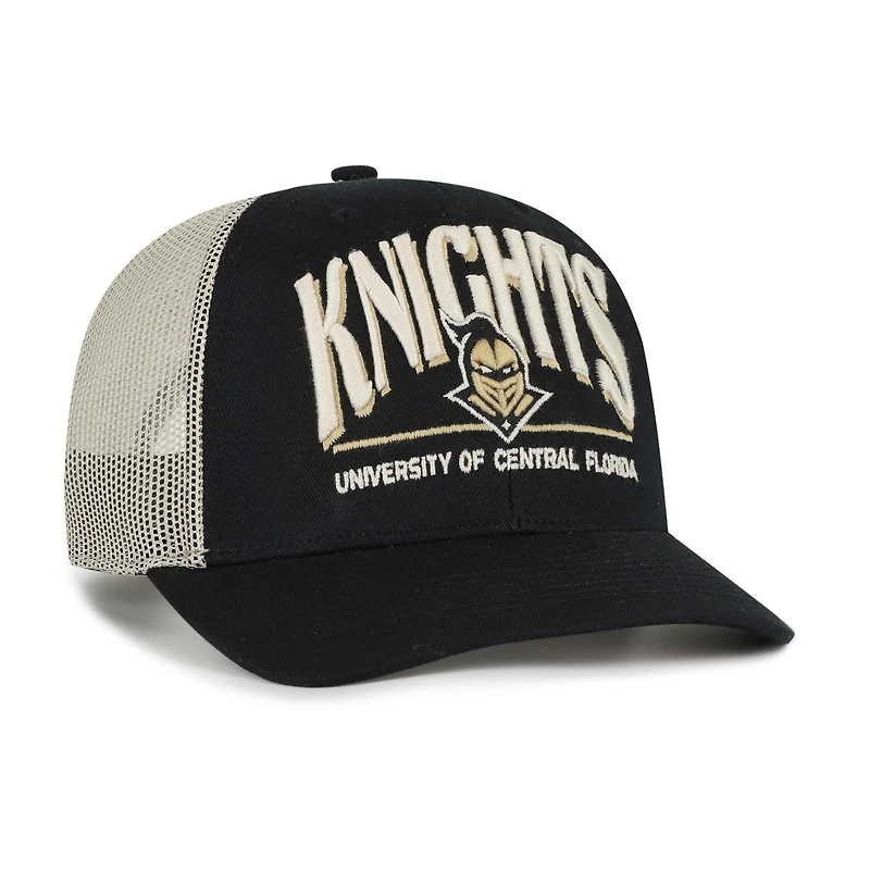 Men's '47 Black UCF Knights Arid Adjustable Trucker Hat