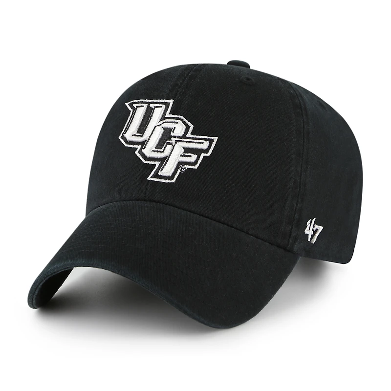 Casquette ajustable noire UCF Knights Clean Up '47 pour homme