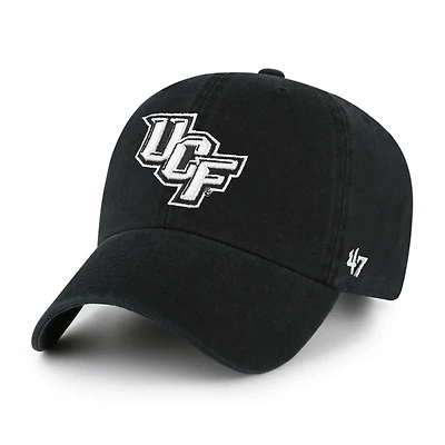 Casquette ajustable noire UCF Knights Clean Up '47 pour homme