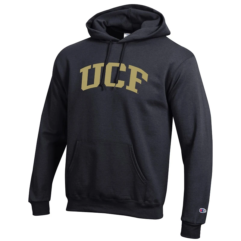 Sweat à capuche en polaire Basic Arch Champion Black UCF Knights pour homme