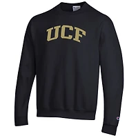Men's Champion  Black UCF Knights Basic Arch Fleece Pullover Sweatshirt