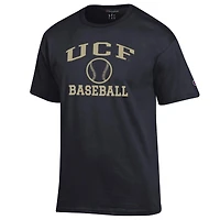 T-shirt de baseball noir Champion Icon des UCF Knights pour homme