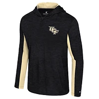 Sweat à capuche noir fermeture éclair quart de tour pour homme Colosseum UCF Knights Always Sunny