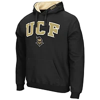 Men's Colosseum Black UCF Knights Arch & Logo 3.0 Pullover Hoodie