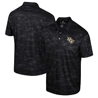 Polo noir à imprimé Colosseum UCF Knights Daly pour hommes