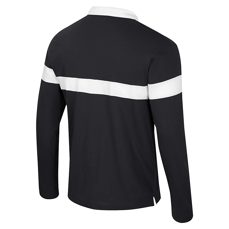 Polo à manches longues noir Colosseum UCF Knights Too Cool For School pour homme