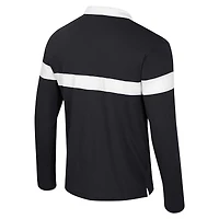 Polo à manches longues noir Colosseum UCF Knights Too Cool For School pour homme