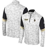 Coupe-vent à quart de zip Colosseum Camo UCF Knights OHT pour hommes Appréciation militaire Tomahawk