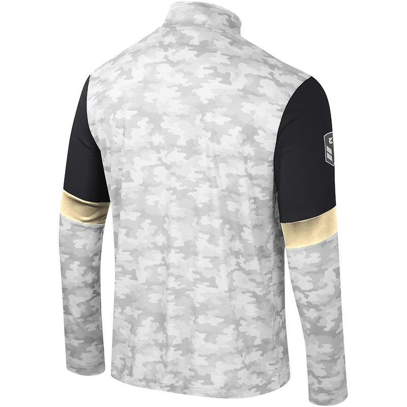 Coupe-vent à quart de zip Colosseum Camo UCF Knights OHT pour hommes Appréciation militaire Tomahawk