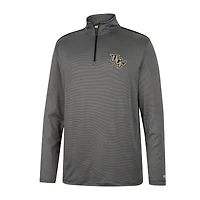 Men's Colosseum Charcoal UCF Knights Logo Quarter-Zip Windshirt