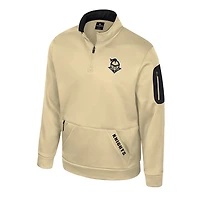 Men's Colosseum Gold UCF Knights Mainframe Quarter-Zip Fleece Jacket