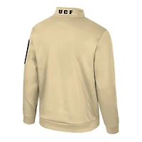 Men's Colosseum Gold UCF Knights Mainframe Quarter-Zip Fleece Jacket