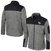 Veste zippée intégrale UCF Knights Guard pour homme, gris/noir, Colosseum