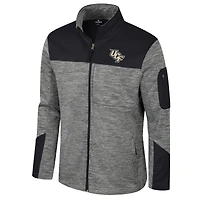 Men's Colosseum  Gray/Black UCF Knights Guard Full-Zip Jacket
