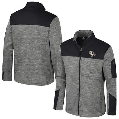 Veste zippée intégrale UCF Knights Guard pour homme, gris/noir, Colosseum