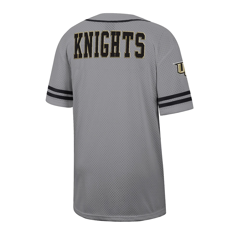 Men's Colosseum Gray UCF Knights Free Spirited Baseball Jersey