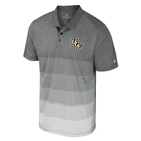 Polo en maille rayée UCF Knights Colosseum gris pour hommes