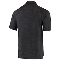 Men's Colosseum Heathered Black UCF Knights Down Swing Polo
