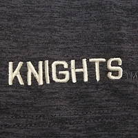 Men's Colosseum Heathered Black UCF Knights Down Swing Polo