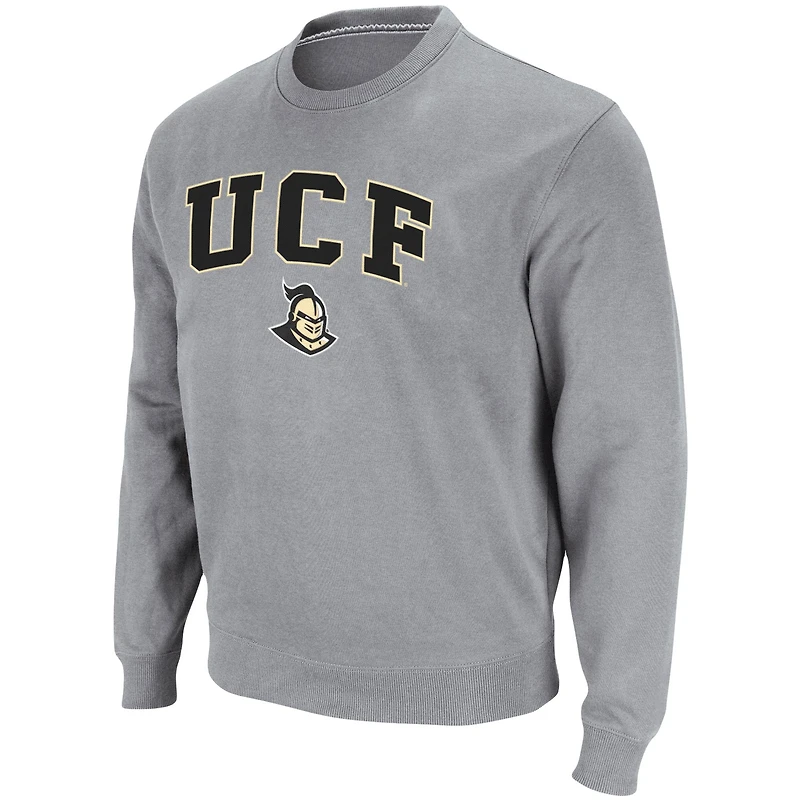 Sweat Colosseum gris chiné UCF Knights Arch & Logo Tackle Twill pour homme