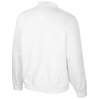 Blouson aviateur entièrement zippé Colosseum UCF Knights White Rabbit pour homme