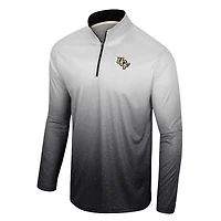 Men's Colosseum White/Black UCF Knights Laws of Physics Quarter-Zip Windshirt