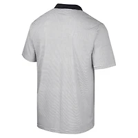 Polo à rayures UCF Knights Colosseum blanc/noir pour homme