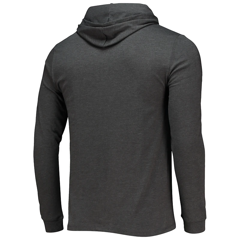 Ensemble pyjama à capuche et jogging manches longues Concepts Sport noir/anthracite chiné pour homme UCF Knights Meter
