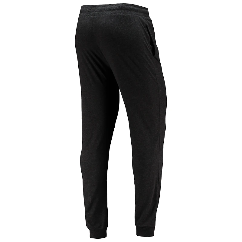 Ensemble pyjama à capuche et jogging manches longues Concepts Sport noir/anthracite chiné pour homme UCF Knights Meter