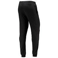 Ensemble pyjama à capuche et jogging manches longues Concepts Sport noir/anthracite chiné pour homme UCF Knights Meter