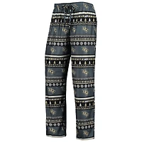 Concepts Sport Charcoal UCF Knights Ugly Sweater T-shirt et pantalon à manches longues pour homme